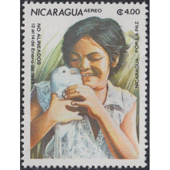Nicaragua A- 1021 1983 7ma Reunión y Cumbre de países no alineados en Delhi MNH Nicaragua A- 1021 1983 7ma Reunión y Cumbre de países no alineados en Delhi MNH