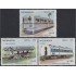 Nicaragua A- 1022/24 1983 Vagones de hierro Tren Train MNH