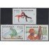 Nicaragua A- 1030/32 1983 Juegos Olímpicos de Invierno en Sarajevo MNH