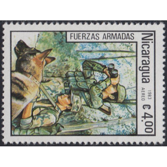 Nicaragua A- 1036 1983 Homenaje a las Fuerzas Armadas MNH Nicaragua A- 1036 1983 Homenaje a las Fuerzas Armadas MNH