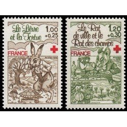 France Francia 2024/25 1978 Fabulas de La Fontaine Sorteo a favor de la Cruz Roja MNH France Francia 2024/25 1978 Fabulas de La Fontaine Sorteo a favor de la Cruz Roja MNH