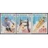 Nicaragua A- 1050/52 1984 Juegos Olímpicos de Invierno en Sarajevo MNH