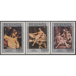 Nicaragua A- 1062/64 1984 450º Aniversario de la muerte de pintura Antonio Allegri MNH Nicaragua A- 1062/64 1984 450º Aniversario de la muerte de pintura Antonio Allegri MNH
