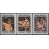 Nicaragua A- 1062/64 1984 450º Aniversario de la muerte de pintura Antonio Allegri MNH