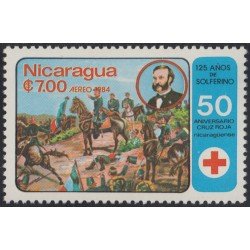 Nicaragua A- 1076 1984 50º Aniversario de la Cruz Roja Nicaragüense MNH Nicaragua A- 1076 1984 50º Aniversario de la Cruz Roja Nicaragüense MNH