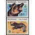 Nicaragua A- 1080/81 1984 Protección de la Fauna Tapir MNH