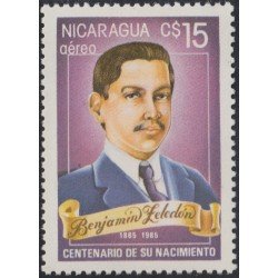 Nicaragua A- 1109 1985 Centenario del nacimiento de Benjamín Zeledon MNH Nicaragua A- 1109 1985 Centenario del nacimiento de Benjamín Zeledon MNH