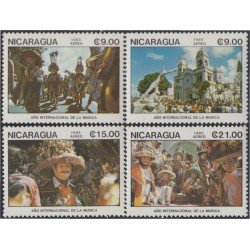 Nicaragua A- 1112/15 1985 Año Internacional de la Música MNH Nicaragua A- 1112/15 1985 Año Internacional de la Música MNH