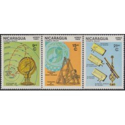Nicaragua A- 1120/22 1985 Cometa Halley MNH Nicaragua A- 1120/22 1985 Cometa Halley MNH