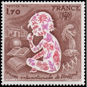 France Francia 2028 1979 Año internacional del niño MNH France Francia 2028 1979 Año internacional del niño MNH