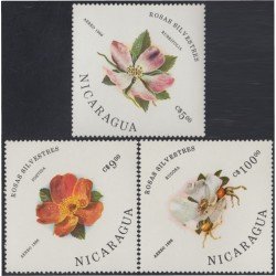 Nicaragua A- 1131/33 1986 Flora Flores Salvajes Flowers MNH Nicaragua A- 1131/33 1986 Flora Flores Salvajes Flowers MNH