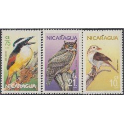 Nicaragua A- 1134/36 1986 Fauna Pájaros Birds MNH Nicaragua A- 1134/36 1986 Fauna Pájaros Birds MNH