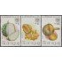 Nicaragua A- 1143/45 1986 40º Aniversario de la FAO Emblema y frutas MNH