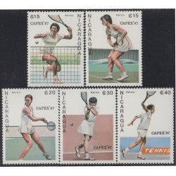 Nicaragua A- 1175/79 1987 Capex 87 Exposición Filatélica Internacional en Toronto MNH Nicaragua A- 1175/79 1987 Capex 87 Exposición Filatélica Internacional en Toronto MNH