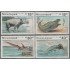 Nicaragua A- 1191/94 1987 Fauna Prehistórica MNH