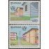 Nicaragua A- 1202/03 1987 Año Internacional de la vivienda para personas sin hogar MNH