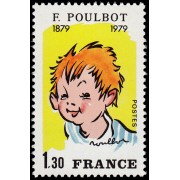 France Francia 2038 1979 100 aniv. del nacimiento de Francisque Poulbot MNH France Francia 2038 1979 100 aniv. del nacimiento de Francisque Poulbot MNH
