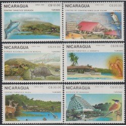 Nicaragua A- 1272/77 1989 Turismo en Nicaragua Volcán Hoteles La Boquita MNH Nicaragua A- 1272/77 1989 Turismo en Nicaragua Volcán Hoteles La Boquita MNH