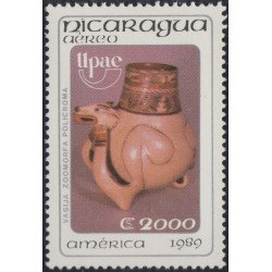 Nicaragua A- 1307 1989 Serie América UPAE MNH Nicaragua A- 1307 1989 Serie América UPAE MNH