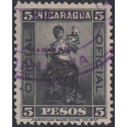 Nicaragua Franqueo Oficial 111 1900 Timbres de 1896 Usado