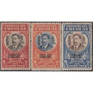 Uruguay 278/80 1924 Jose Enrique Rodó MNH