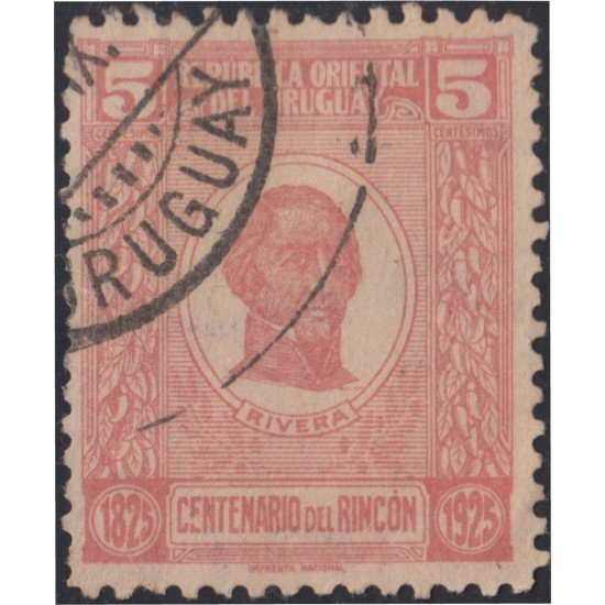 Uruguay 305 1925 General Fructuoso Rivera Usado Uruguay 305 1925 General Fructuoso Rivera Usado