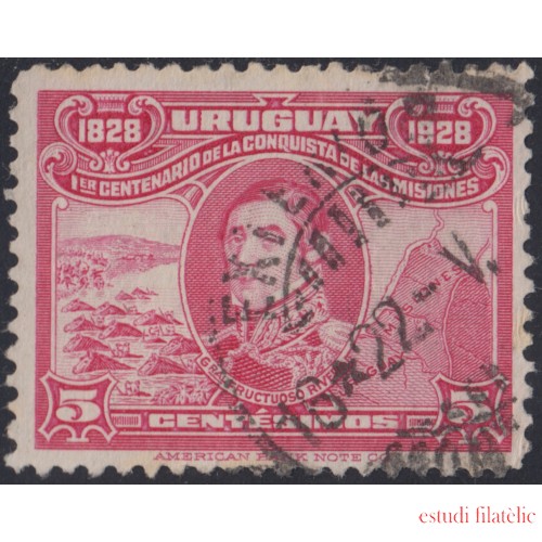 Uruguay 344 1928 Centenario de la conquista de Las Misiones Usado