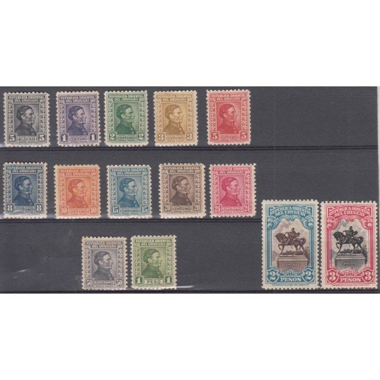 Uruguay 345/58 1928 Serie Antigua Firma Waterlow & Sons Grabado MH Uruguay 345/58 1928 Serie Antigua Firma Waterlow & Sons Grabado MH