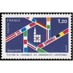 France Francia 2050 1979 Elección de la Asamblea de las Comunidades Europeas MNH