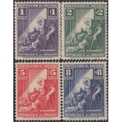 Uruguay 410/13 1930 Protección al Anciano MH Uruguay 410/13 1930 Protección al Anciano MH