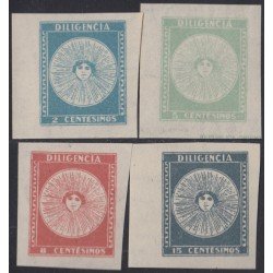 Uruguay 414/17 1931 Exposición filatélica de Montevideo MNH Uruguay 414/17 1931 Exposición filatélica de Montevideo MNH
