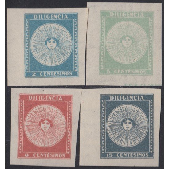 Uruguay 414/17 1931 Exposición filatélica de Montevideo MNH Uruguay 414/17 1931 Exposición filatélica de Montevideo MNH
