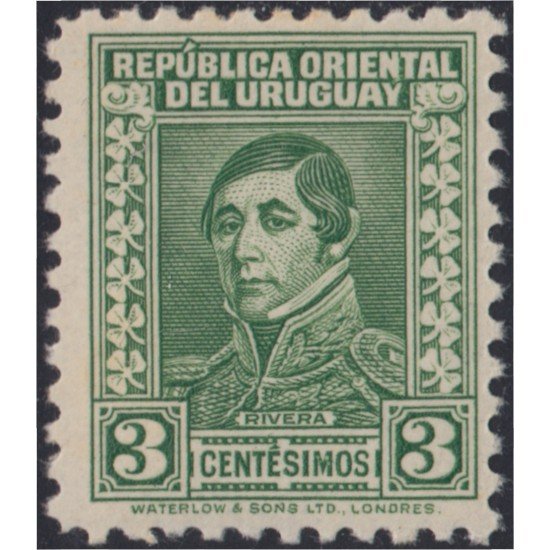 Uruguay 468 1934 General Fructuoso Rivera MH Uruguay 468 1934 General Fructuoso Rivera MH