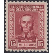 Uruguay 444 1933 80º Aniversario de la muerte del Patriota Juan Antonio Lavalleja MNH