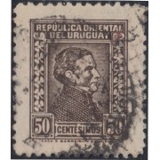 Uruguay 477 1934 Serie Antigua Artigas Litografía Usado