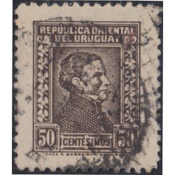 Uruguay 477 1934 Serie Antigua Artigas Litografía Usado Uruguay 477 1934 Serie Antigua Artigas Litografía Usado