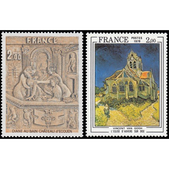 France Francia 2053/54 1979 Serie artística MNH