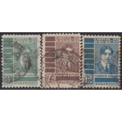 Uruguay 490/92 1935 25º Aniversario de la muerte del escritor Florencio Sánchez Usado Uruguay 490/92 1935 25º Aniversario de la muerte del escritor Florencio Sánchez Usado