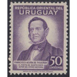 Uruguay 539 (535/39) 80º Aniversario de la muerte de del Poeta Juan Francisco Acuna de Figueroa 1942 MNH Uruguay 539 (535/39) 80º Aniversario de la muerte de del Poeta Juan Francisco Acuna de Figueroa 1942 MNH