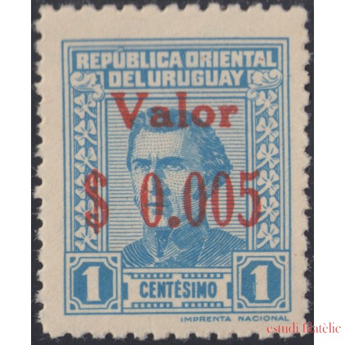 Uruguay 540 1943 Timbres Postales de 1939/44  MNH