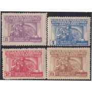 Uruguay 543/46 1943 Centenario del Instituto histórico y geográfico Nacional MNH