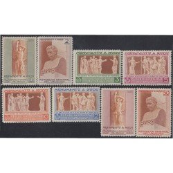 Uruguay 583/90 1948 Inauguración del monumento al escritor José Enrique Rodo MNH Uruguay 583/90 1948 Inauguración del monumento al escritor José Enrique Rodo MNH