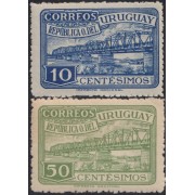 Uruguay 591/92 1948 Amistad Brasil- Uruguay MNH
