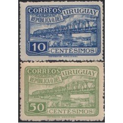 Uruguay 591/92 1948 Amistad Brasil- Uruguay MNH Uruguay 591/92 1948 Amistad Brasil- Uruguay MNH
