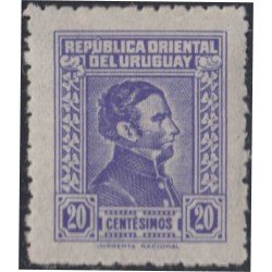 Uruguay 596 1949 Serie antigua Artigas  MH