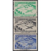 Uruguay 616/18 1952 75º Aniversario de la UPU Usado