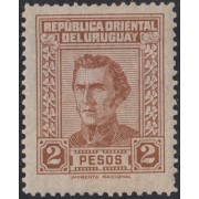 Uruguay 619 1953 Serie Antigua Tipo af Artigas MNH
