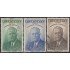 Uruguay 620/22 1953  Homenaje a Roosevelt Usado