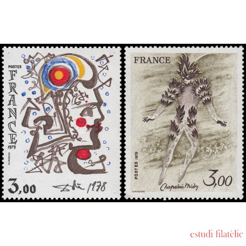 France Francia 2067/68 1979 Serie creación filatéica MNH