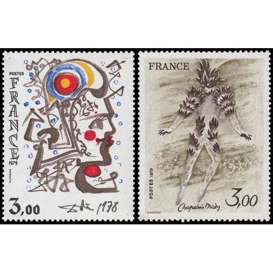 France Francia 2067/68 1979 Serie creación filatéica MNH